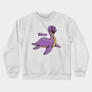 Elmo the elasmosaurus Crewneck Sweatshirt